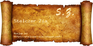 Stelczer Zia névjegykártya